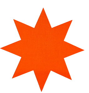 Adesivo Gaffer Fluorescente Laranja Tam G 1 Un 20x20cm Tesa