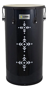 OUTLET Tantam Luen Guetto 14"x70 Folheado Preto Pele Animal