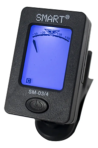 Afinador Smart Cromático Clip Digital Sm-03/4 Preto
