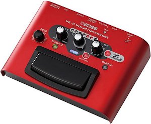 Pedal de Efeito Vocal Boss VE-2 Harmonist Para Voz