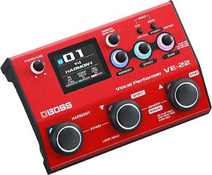 Pedal De Efeitos Para Voz Boss Ve-22 Vocal Performer