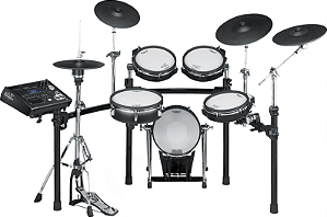 Usado Bateria Eletrônica Digital Roland V-Drums Td-30Kv