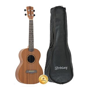 Usado Ukulele Tenor Strinberg Acústico UK06T Mogno Fosco