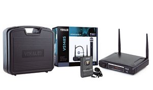 Microfone Sem Fio Lapela Vokal Vs148sl 48 Frequências Uhf
