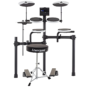 Bateria Eletrônica Compacta Roland Td-02k + Banco Liverpool
