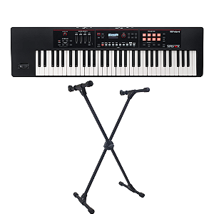 Teclado Sintetizador Roland Xps 10 Preto 61 Teclas + Suporte X