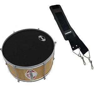 Zabumba Contemporânea Light 18” + Talabarte Com Ombreira