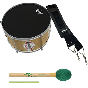 Zabumba Contemporânea Light 18” + Baqueta SBZT + Tababarte