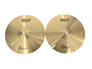 Prato Hi-Hat 14" Zeus Classic Bronze ZCLHH14 Liga B20 Par