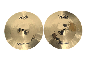 Prato Hi Hat 14 Polegadas Zeus Manhattan ZMHHH14 Liga B20