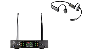 Receiver Para Microfone Sem Fio Custom Sound Cw800rc 200 Ch