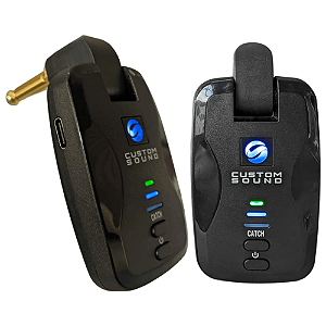 Transmissor Sem Fio  Custom Sound Cstr02 Guitarra Usb-c Case