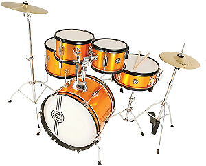 Bateria Acústica Junior 13" Nagano ONE Completa Com Pratos