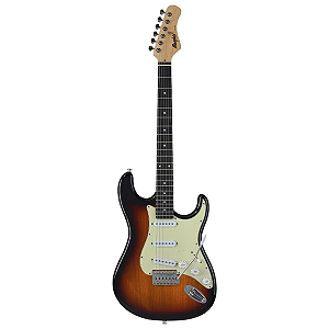Kit Guitarra Memphis MG-30 Strato 3S Sunburst + Bag