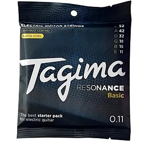 Encordoamento Guitarra 0.11 Resonance Premium Tagima Coated