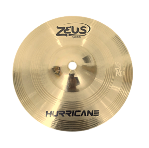 Prato Splash 10 Polegadas Zeus Hurricane Zhns10 Liga B20