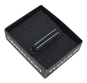 Captador Malagoli 59 Rails Mini Humbucker Para Strato Preto