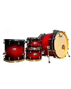Shell Pack Bateria Pearl Decade Maple 22 Deep Red Burst