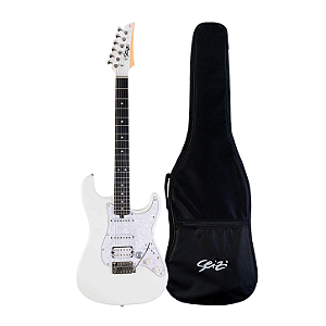 Guitarra Strato Seizi Ultrasmart Pearl White Com Efeitos