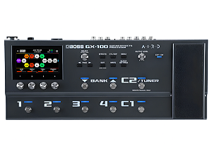 Pedaleira BOSS GX-100 Multiefeitos Para Guitarra e Baixo