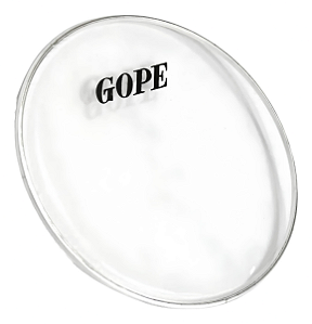 Pele Gope Cristal Transparente Bateria e Percussão 12" TC12