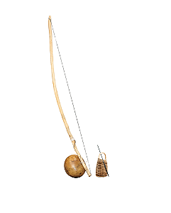 Berimbau Em Biriba Original + Baqueta + Caxixi