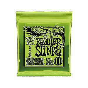 Corda De Guitarra Ernie Ball Regular Slinky Níquel (010.046)