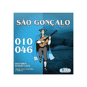 Corda De Guitarra São Gonçalo Níquel Tensão Leve (010.046)