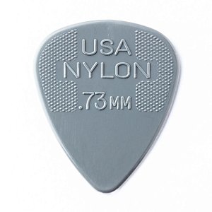 Palheta Dunlop Nylon Standard 0,73mm Cinza