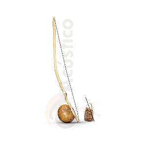 Berimbau Infantil em Biriba Original + Baqueta + Caxixi