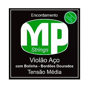 Corda De Violão Aço Paganini MP Com Bolinha Média (011.043)