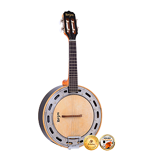 Banjo Rozini Elétrico 4 Cordas Profissional Caixa Larga Preto