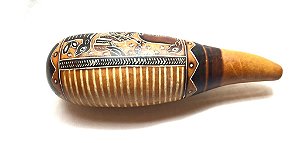 PR Maraca Em Cabaça Com Guiro Reco Reco - LNMRG