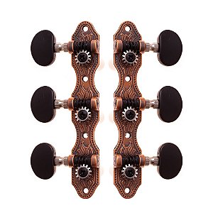 Tarraxa De Violão Nylon Rozini Cobre Velho Pino Grosso
