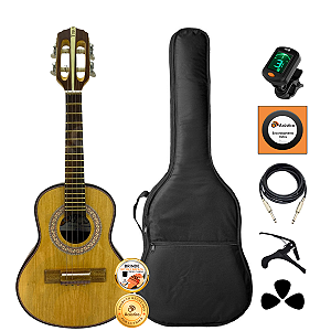 Kit Cavaquinho Elétrico Caixa Larga Toks TKS101 Completo