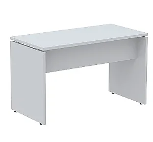 Mesa de Escritório Tampo Cinza Cristal 25mm 1,20x0,60m M1200P25PP CC/CC *Produto Novo*