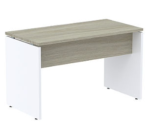 Mesa de Escritório Tampo 25mm 1,20x0,60m Pé Painel M1200P25PP NC/BR *Produto Novo*