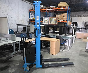 Empilhadeira Elétrica PALETRANS LE1034 1000Kg Eleva até 3,40m - *Seminova Impecável Quase sem Uso*