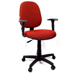 Cadeira Escritório Gerente MasiFlex Encosto ALTO c/ Lâmina- Vermelho  **Novo**