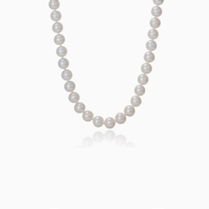 Colar de Pérolas com Ouro Amarelo 18k, 6,5-7mm