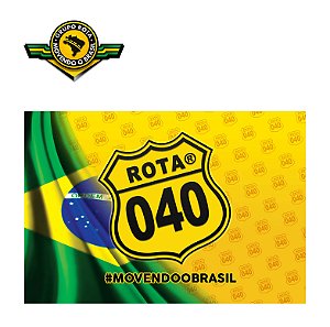 BANDEIRA DE TECIDO  BRASÃO R0TA 040