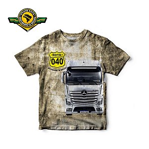 CAMISETA INFANTIL ROTA 040 MERCEDES ACTROS