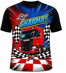 Camiseta Caminhão Scania Chaaama
