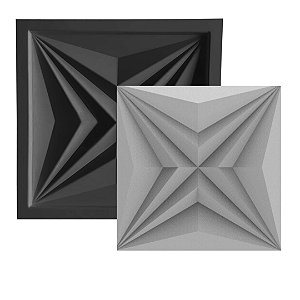 Forma De Gesso 3D em POL - 0221 30x30cm