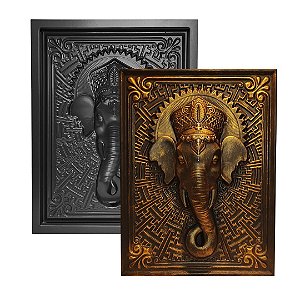 Forma Para Decoração Elefante Tromba ABS- D0826 50x37,5cm