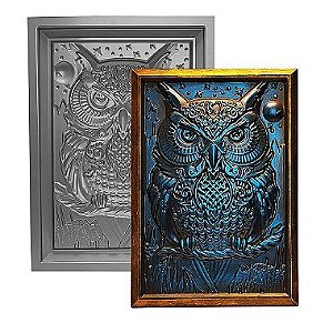 Forma Para Decoração Coruja POL- D0825 50x35cm