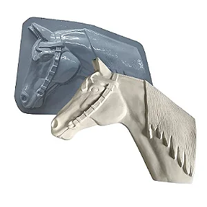Forma Para Fabricação Decoração Cabeça De Cavalo ABS-D0838