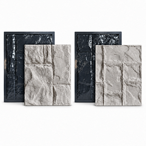 Formas P/ Revestimento Pedra Romana Rústica Gesso Cimento 328A-B
