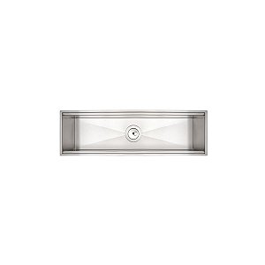 Canal Organizador em Aço Inox Tramontina para Sobrepor com Acabamento Scotch Brite 60x18 cm - 94534001