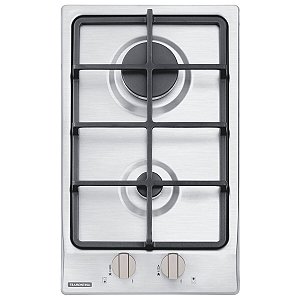 Cooktop Tramontina Domino 2gx He Safestop 30 - Vidro temperado com película de proteção